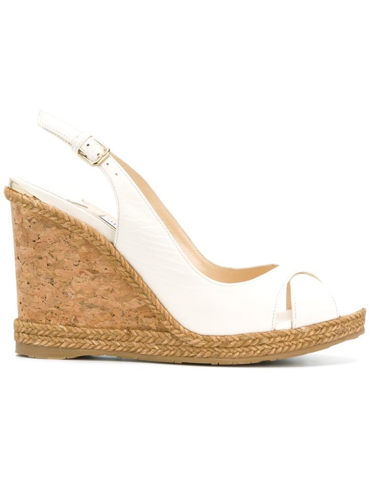 Jimmy Choo Amely 105 Sandals - White