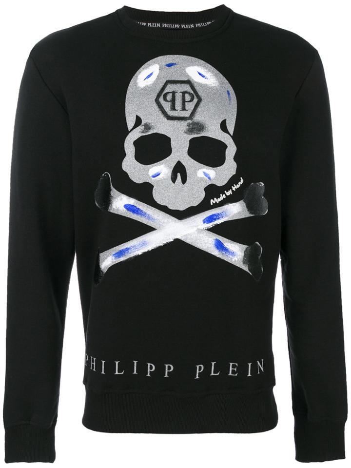 Philipp Plein Tattoo Skull Jumper - Black