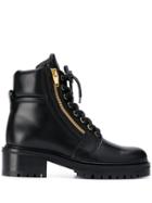 Balmain Army Ankle Ranger Boots - Black