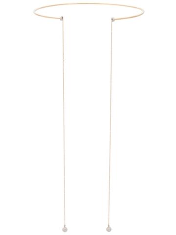 Delfina Delettrez String Necklace, Metallic