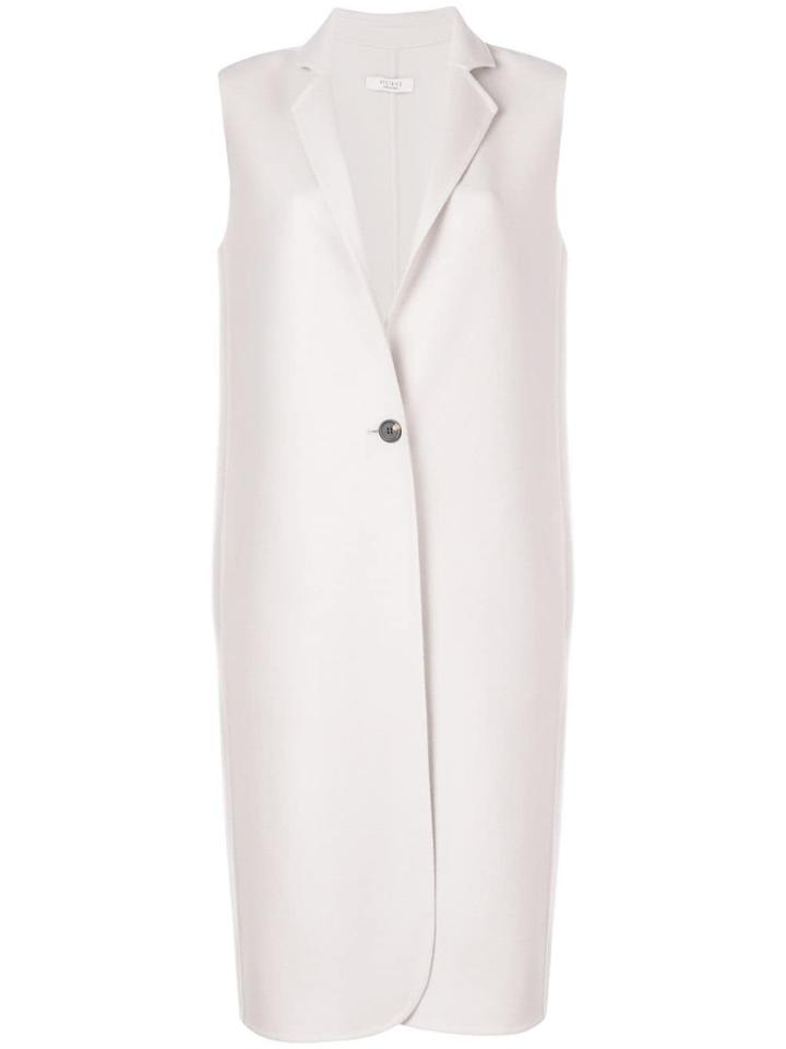 Peserico Sleeveless Single Button Coat - Grey