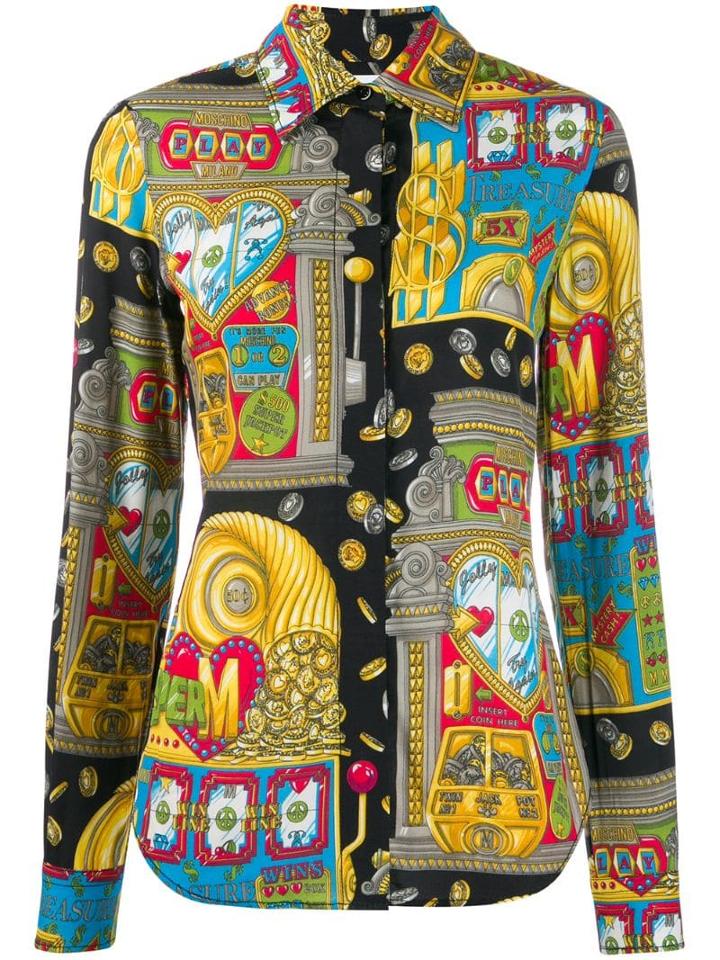 Moschino Fantasy Print Shirt - Black