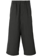 Société Anonyme - Strong Hackney Pinstriped Cropped Trousers - Unisex - Cotton - S, Grey, Cotton