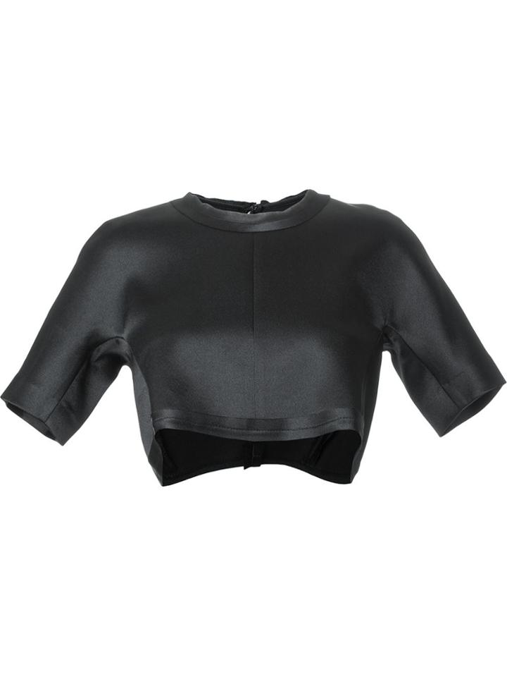 Ellery 'goya' Cropped Top - Black