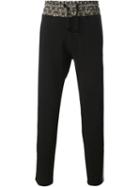 Just Cavalli Geometric Print Detail Pants
