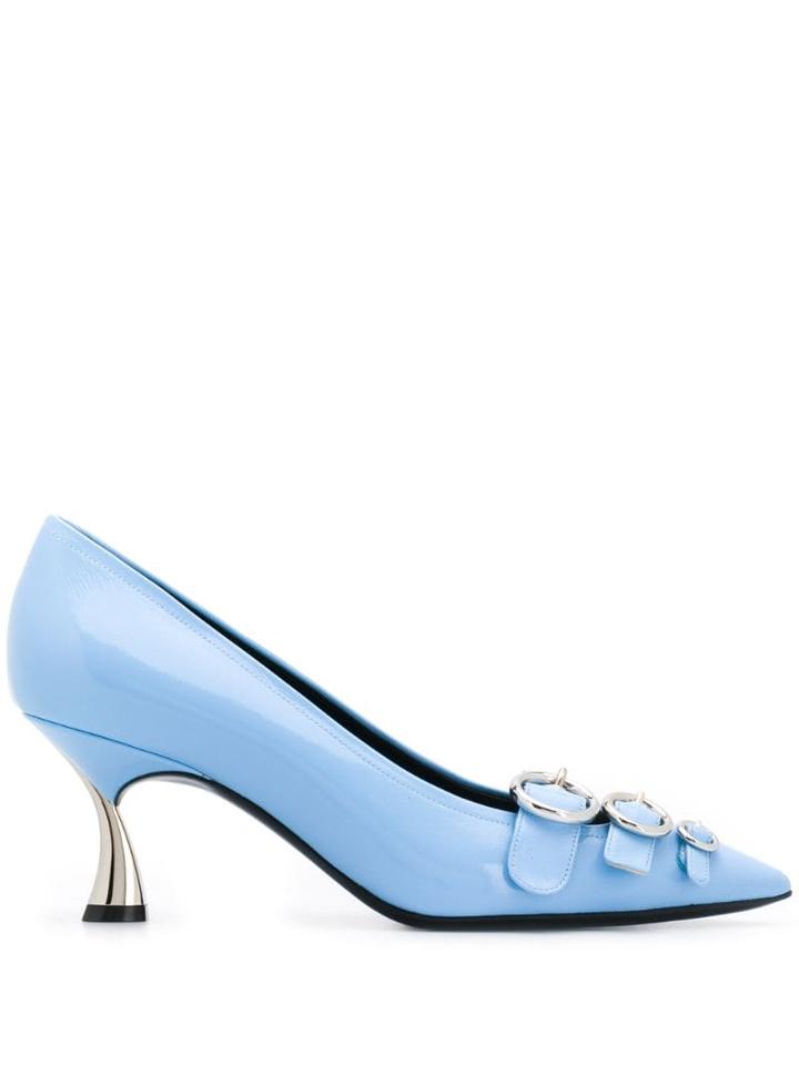 Casadei Blade Taylor Pumps - Blue