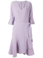 Olympiah Alice Ruffle Short Dress - Purple