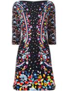 Peter Pilotto 'cady' Mini Dress, Women's, Size: 12, Black, Polyester/spandex/elastane/acetate