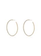 Lizzie Mandler Fine Jewelry 18k Gold And Diamond Hoops - Metallic
