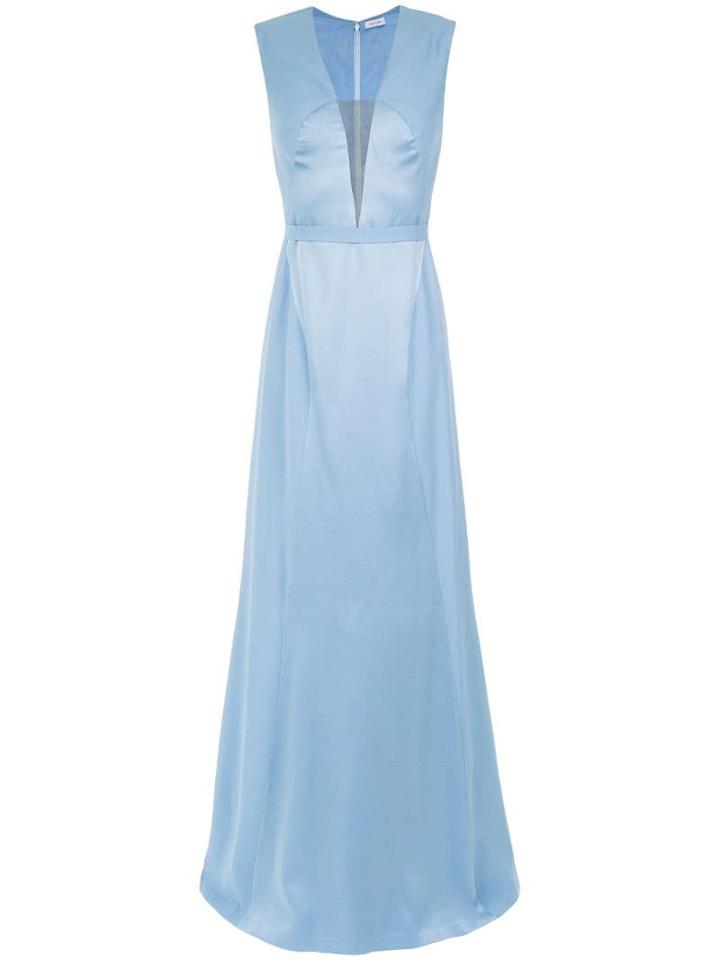 Tufi Duek Tulle Panel Gown - 33210