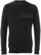 Diesel Black Gold Zipped Pocket Sweatshirt