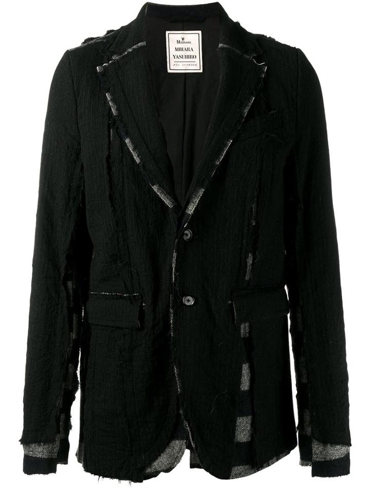 Miharayasuhiro Distressed Blazer
