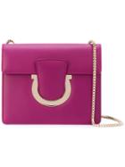 Salvatore Ferragamo - Thalia Shoulder Bag - Men - Calf Leather - One Size, Pink/purple, Calf Leather