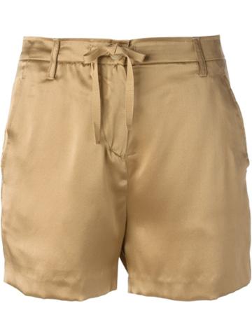Ann Demeulemeester Blanche Satin Shorts