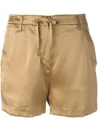 Ann Demeulemeester Blanche Satin Shorts
