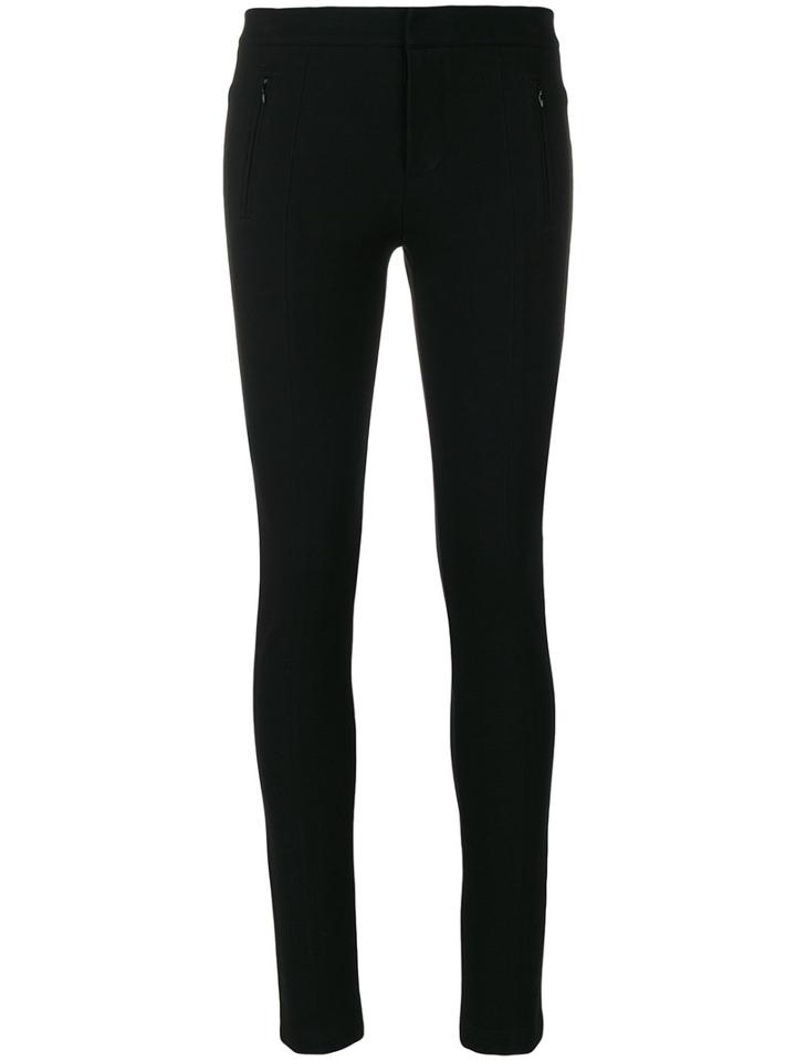 Steffen Schraut - Invisible Pockets Leggings - Women - Polyamide/spandex/elastane/viscose - 40, Black, Polyamide/spandex/elastane/viscose