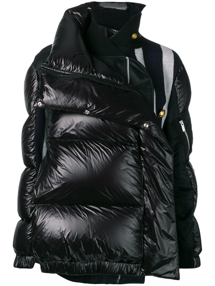 Sacai Short Padded Jacket - Black