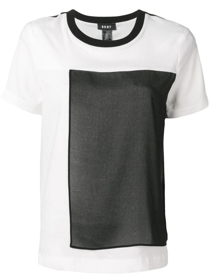 Dkny Colour-block T-shirt - Black