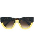 Face À Face Round Sunglasses - Brown