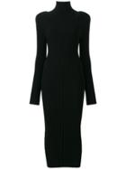 Haider Ackermann Ribbed Turtleneck Dress - Black