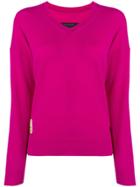 Marc Jacobs Long-sleeve Fitted Sweater - Pink