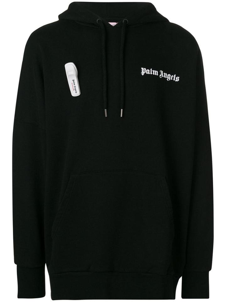Palm Angels Oversized Hoodie - Black
