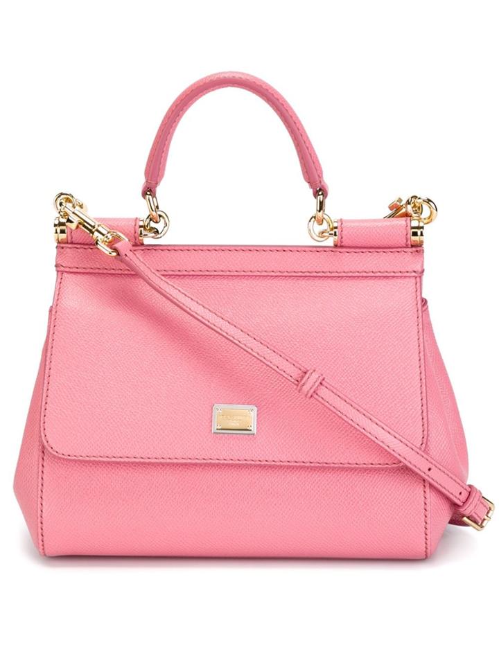 Dolce & Gabbana Small Sicily Tote - Pink & Purple