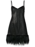 Drome Leather Slip Dress - Black