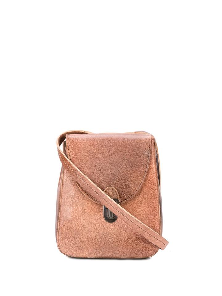 Cherevichkiotvichki Grained-effect Crossbody Bag - Brown