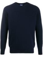 Drumohr Long-sleeve Fitted Sweater - Black