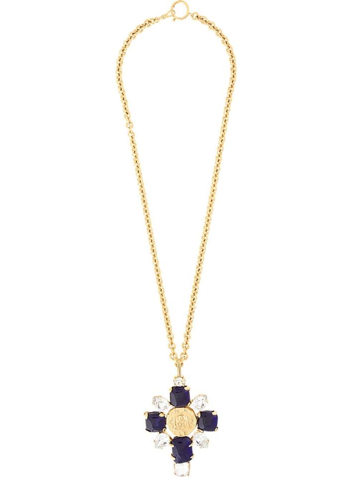 Chanel Pre-owned 1993 Autumn Cc Bijoux Necklace - Gold