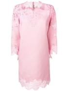 Ermanno Scervino Lace Inserts Dress - Pink