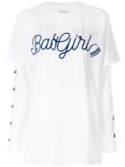 Chiara Ferragni Bad Girl Layered Sleeves T-shirt - White