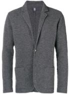 Eleventy Textured Knit Cardigan - Grey