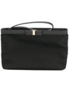 Salvatore Ferragamo Vara Bow Clutch Bag - Black