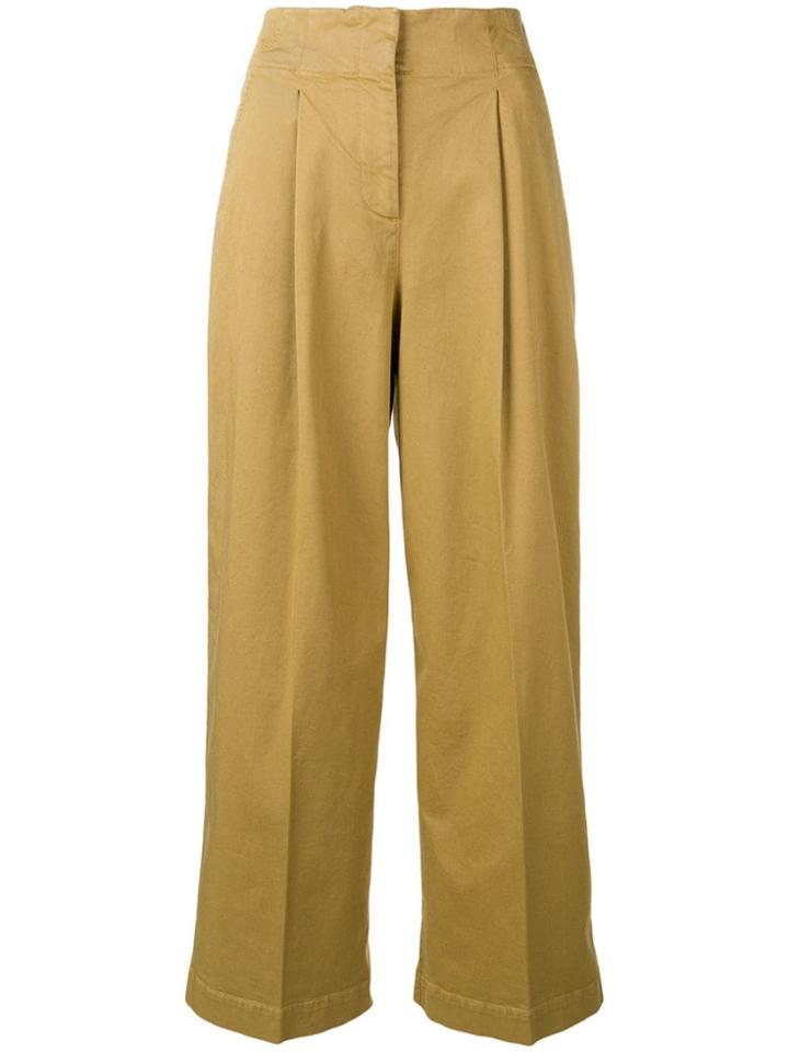 Ymc Wide-leg Trousers - Neutrals