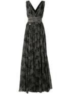 Philipp Plein - Viel Evening Dress - Women - Silk/polyester - S, Black, Silk/polyester