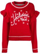 Philosophy Di Lorenzo Serafini Holiday Treat Knitted Jumper - Red
