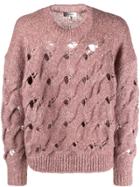 Isabel Marant Loose-knit Jumper - Pink