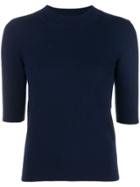 Sonia Rykiel Three-quarter Sleeved Jumper - Blue