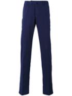 Incotex Slim-fit Chinos, Men's, Size: 52, Blue, Cotton/spandex/elastane