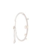 Apm Crystal Embellished Bracelet - White