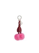 Fendi Cherry Bag Charm - Pink & Purple