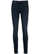 7 For All Mankind Sparkle Detail Skinny Jeans - Blue