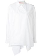 Marni - Flared Shirt - Women - Cotton - 42, White, Cotton