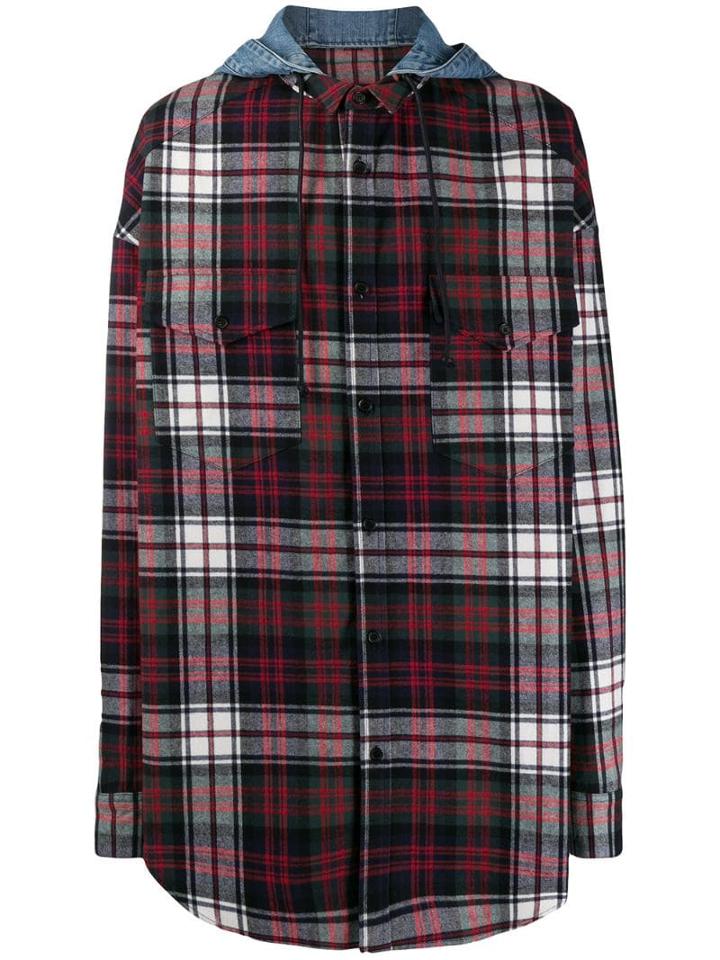 Juun.j Plaid Shirt - Red
