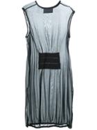 Strateas Carlucci Sheer Longline Vest, Women's, Size: Medium, Black, Silk