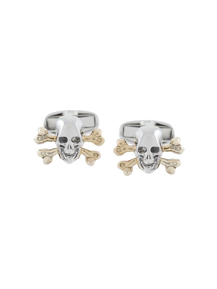 Paul Smith Skull Cufflinks - Metallic