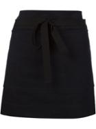 Atlantique Ascoli A-line Mini Skirt, Women's, Size: 2, Blue, Cotton