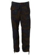 Kolor Printed Cargo Trousers, Men's, Size: 4, Brown, Cotton